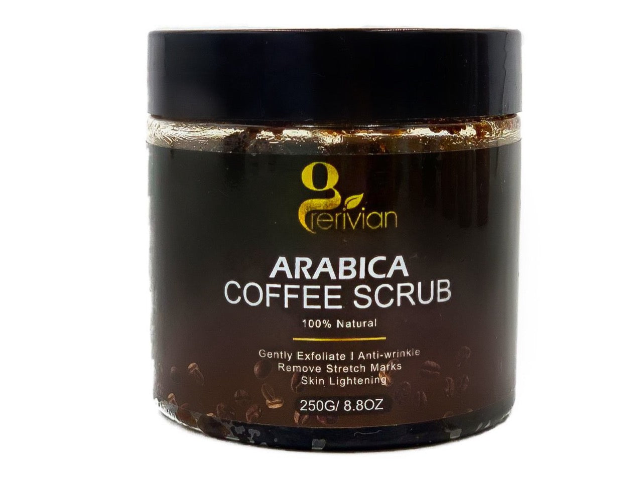 Arabica Coffee Scrub – Ultimate 100% Natural Radiance – GRERIVIAN LLC