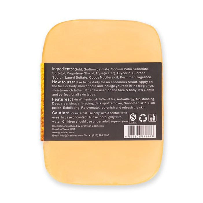Soapababy 24K Gold Soap - Only 24K (999) is safe for skin care